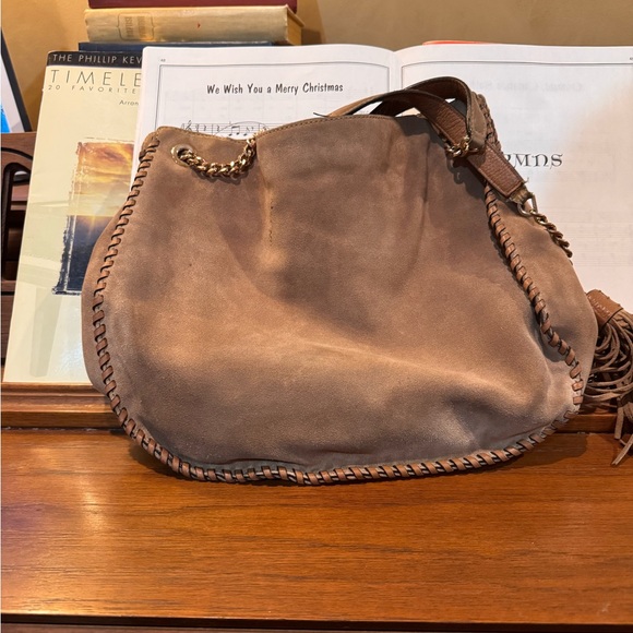 MICHAEL Michael Kors Handbags - MICHAEL Michael Kors Tan suede Shoulder Bag